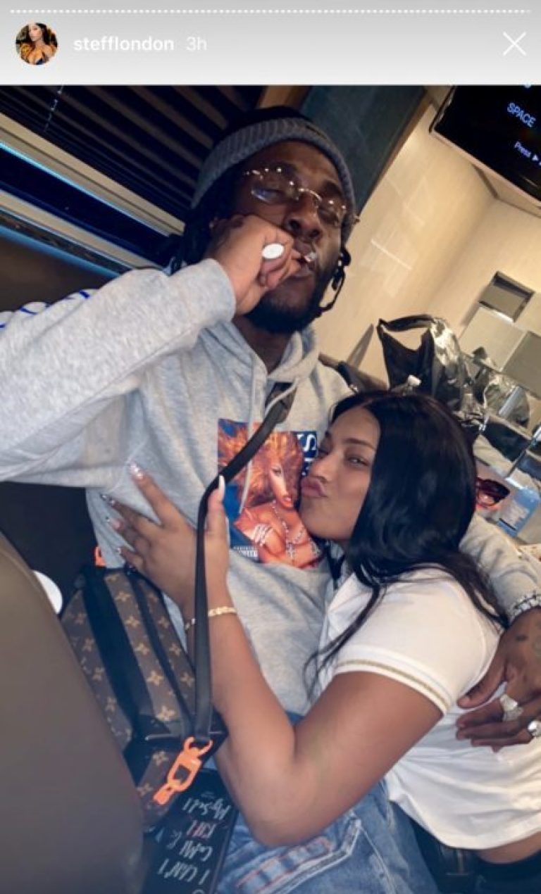 Burna Boy And Stefflon Don All Loved Up The Dabigal Blog