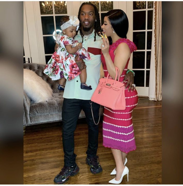 Cardi B Shared Beautiful Family Easter Photo | The Dabigal Blog